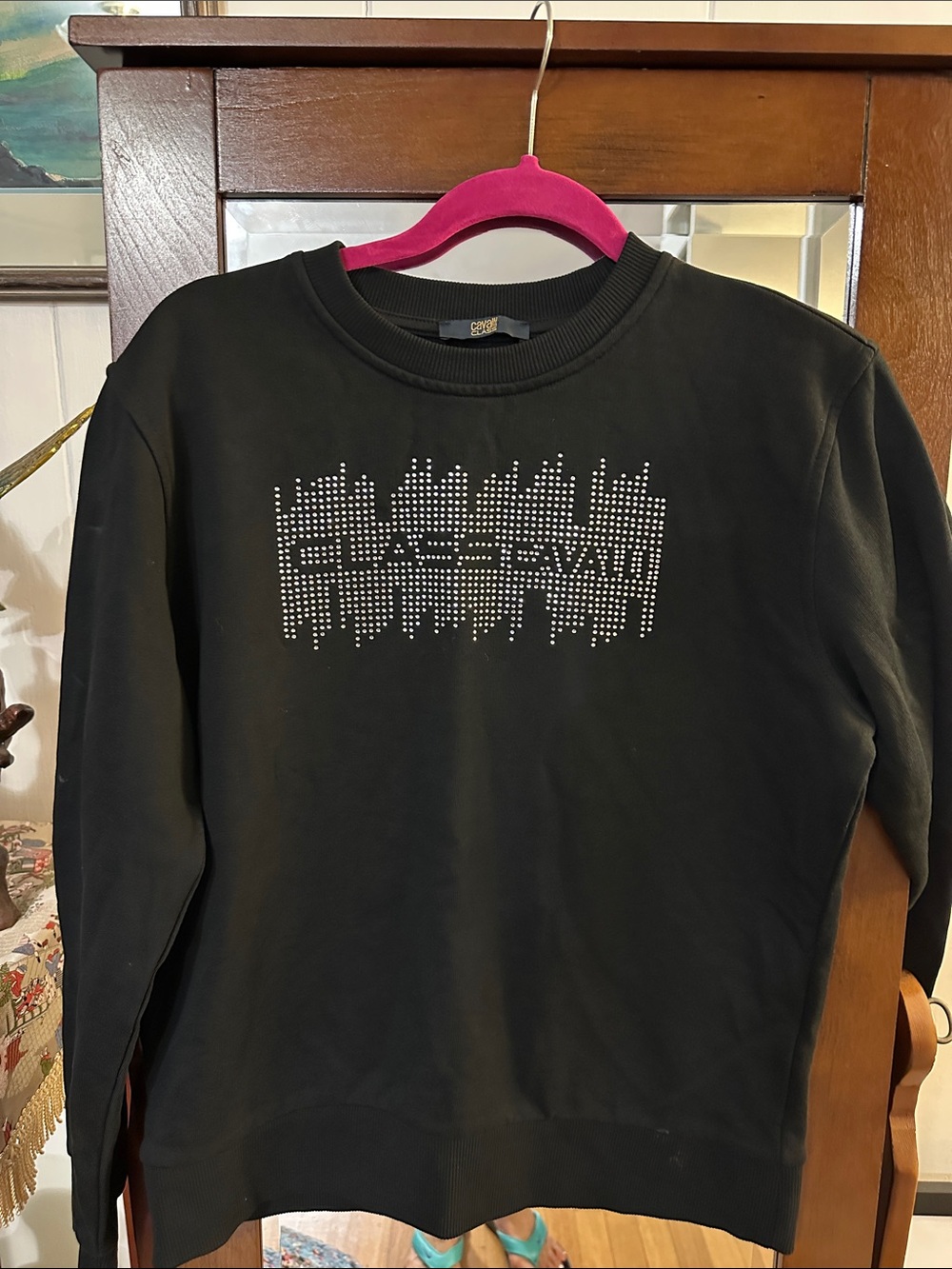 Sweatshirt from Cavalli Class, a diffusion line created by Roberto Cavalli